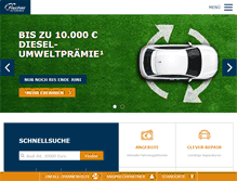 Tablet Screenshot of fischer-automobile.de